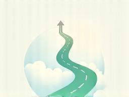 Graphic representing a path or transition